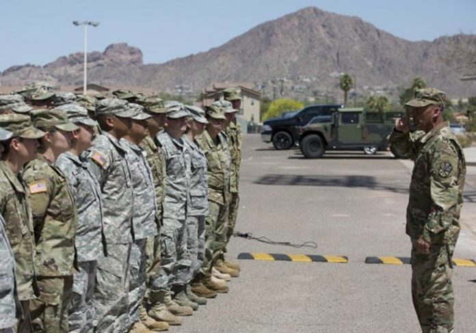 Continua el despliegue de la Guardia Nacional de EUA en la frontera
