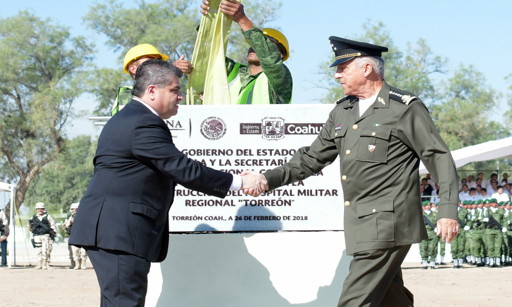 Invierte Gobierno de Coahuila 180 mdp en Hospital Militar
