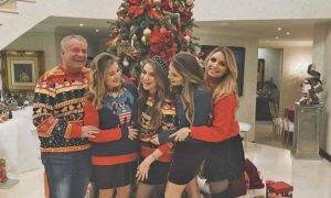 Angélica Rivera celebró la navidad con el "Güero" Castro